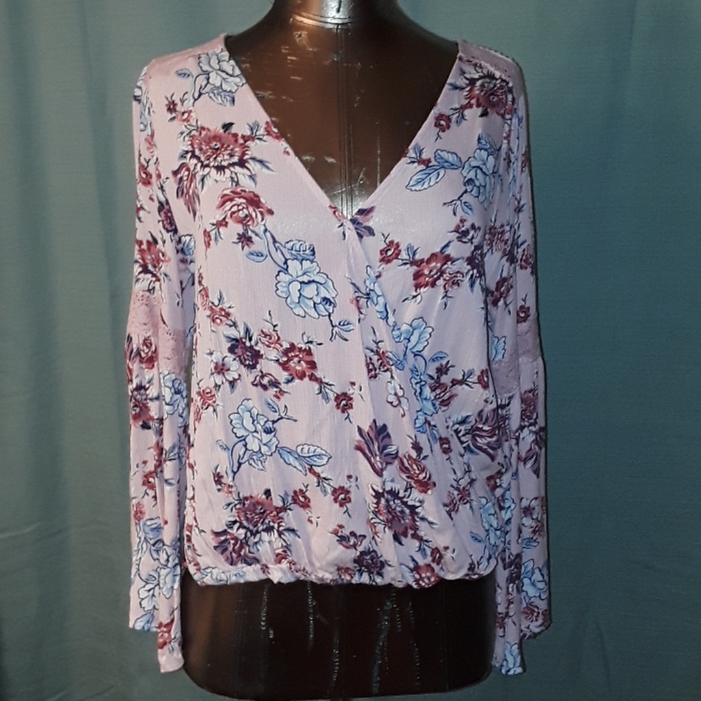 ** Crave Fame Almost Famous Havana Nights Pink Top